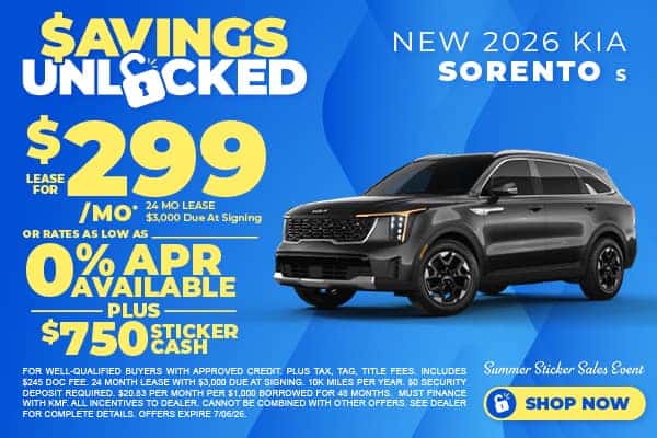 NEW 2026 KIA SORENTO S