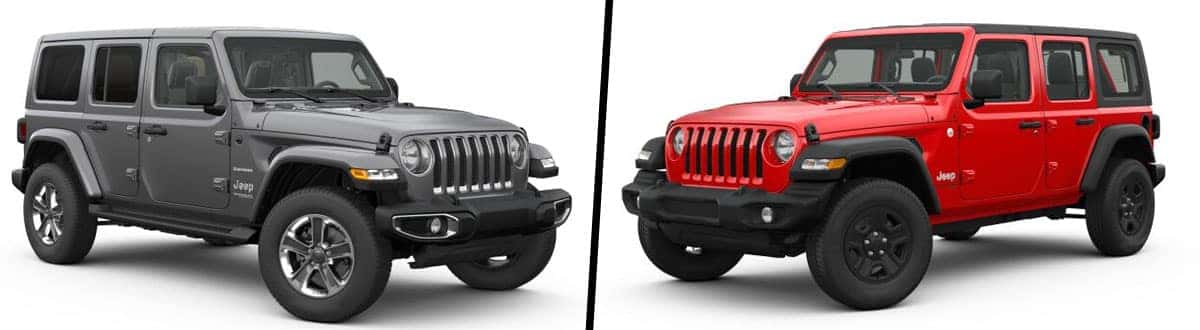 2019 Jeep Wrangler vs 2018 Jeep Wrangler