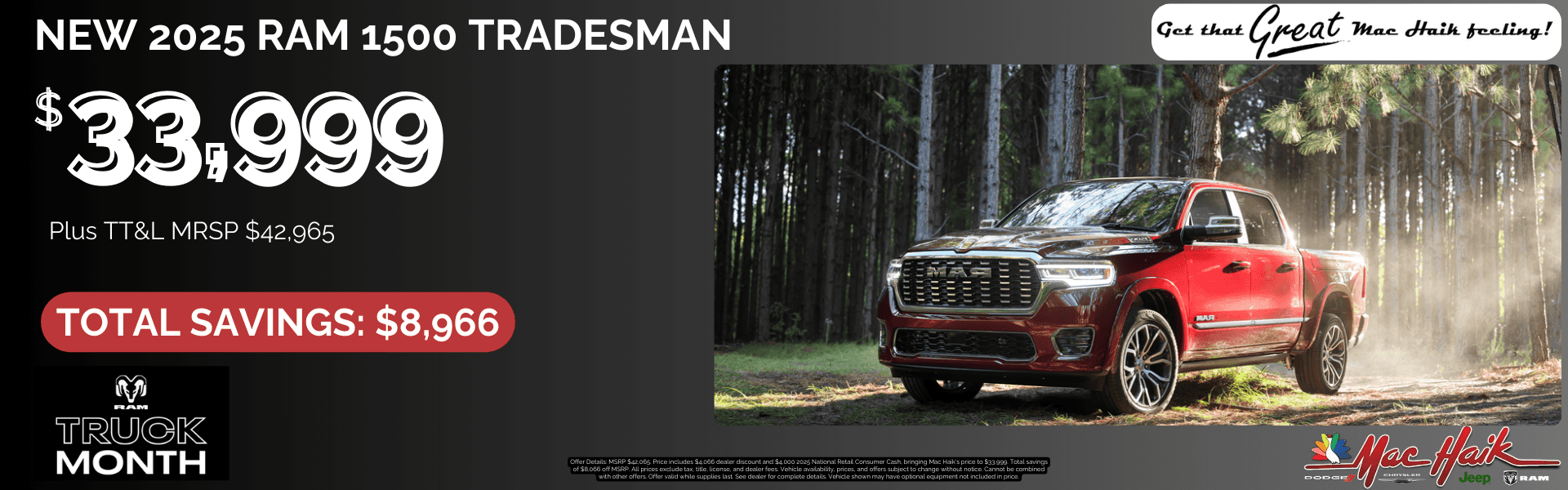 ram truck month deals