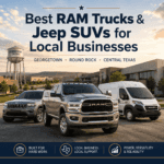 commercial vehicles Georgetown TX, RAM 1500 for business, RAM 2500 Georgetown, Jeep SUVs Central Texas, Mac Haik CDJR Georgetown, business vehicle dealer near Austin