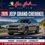 2026 Jeep Grand Cherokee features and engine at Mac Haik Dodge Chrysler Jeep Ram of Georgetown