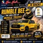 Ram 1500 Rumble Bee muscle truck information at Mac Haik Dodge Chrysler Jeep Ram of Georgetown
