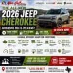 2026 Jeep Cherokee, Jeep Cherokee hybrid, Jeep Cherokee near Austin, Jeep Cherokee Georgetown TX, Jeep Cherokee MPG, Jeep Cherokee 4x4, Jeep Cherokee towing capacity, Jeep Cherokee cargo space, Jeep SUV near Austin, no plug hybrid SUV