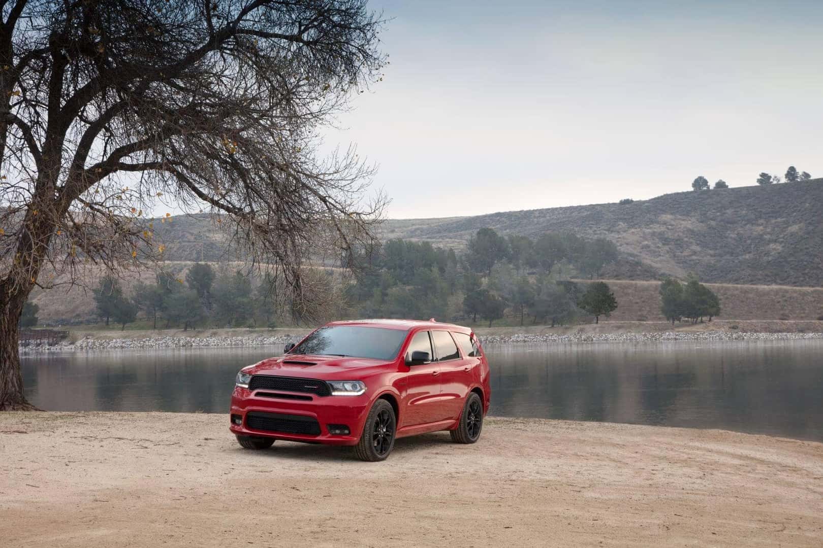 2020 Dodge Durango side red