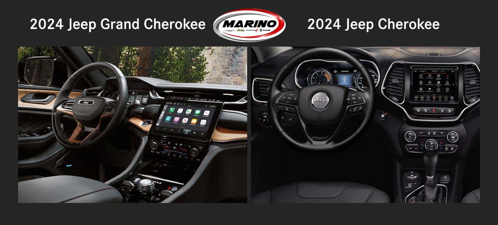 2024 jeep grand cherokee vs. 2023 jeep cherokee
