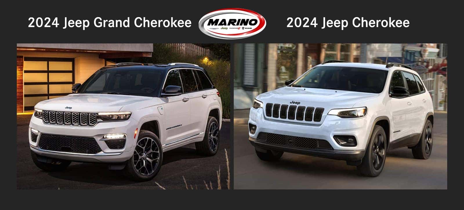 2024 jeep grand cherokee vs. 2023 jeep cherokee
