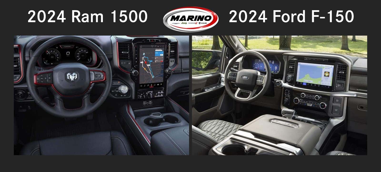 2024 Ram 1500 vs. 2024 Ford F-150