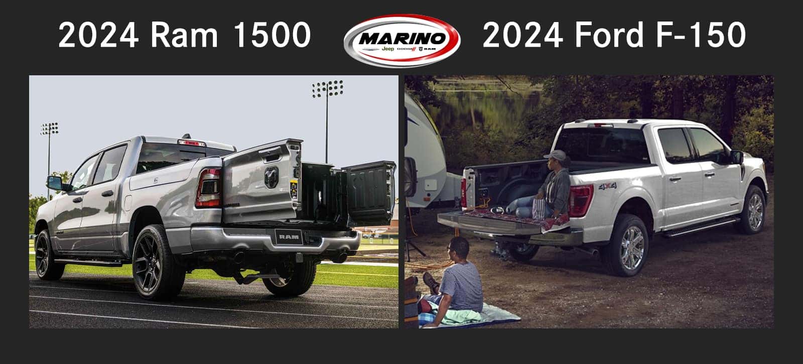 2024 Ram 1500 vs. 2024 Ford F-150