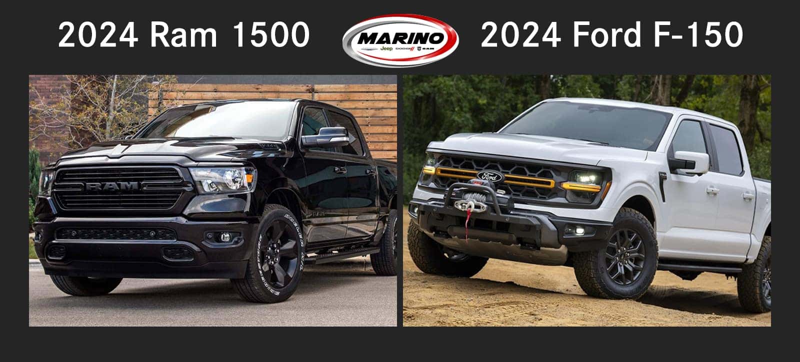 2024 Ram 1500 vs. 2024 Ford F-150