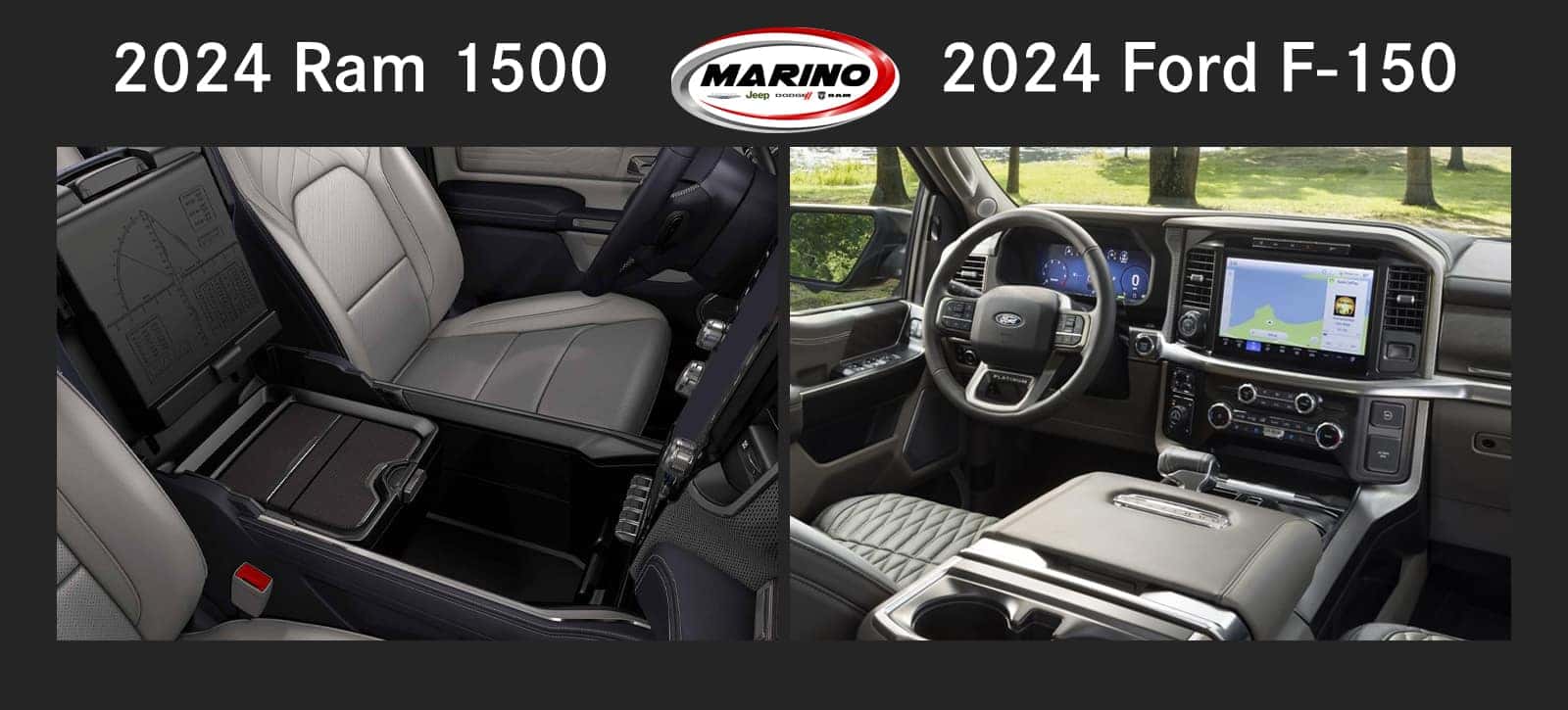 2024 Ram 1500 vs. 2024 Ford F-150
