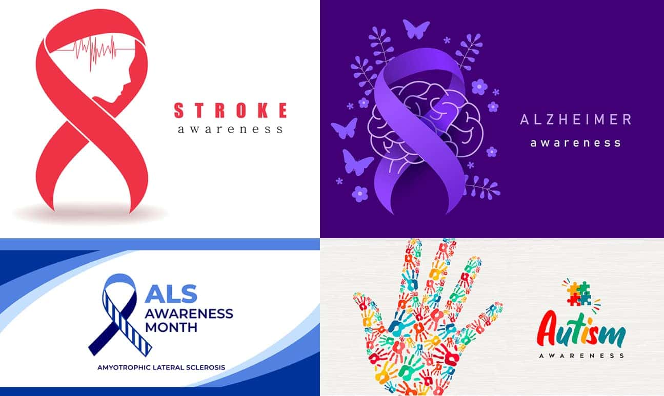 Alzheimer’s, Stroke, ALS, & Autism Awareness