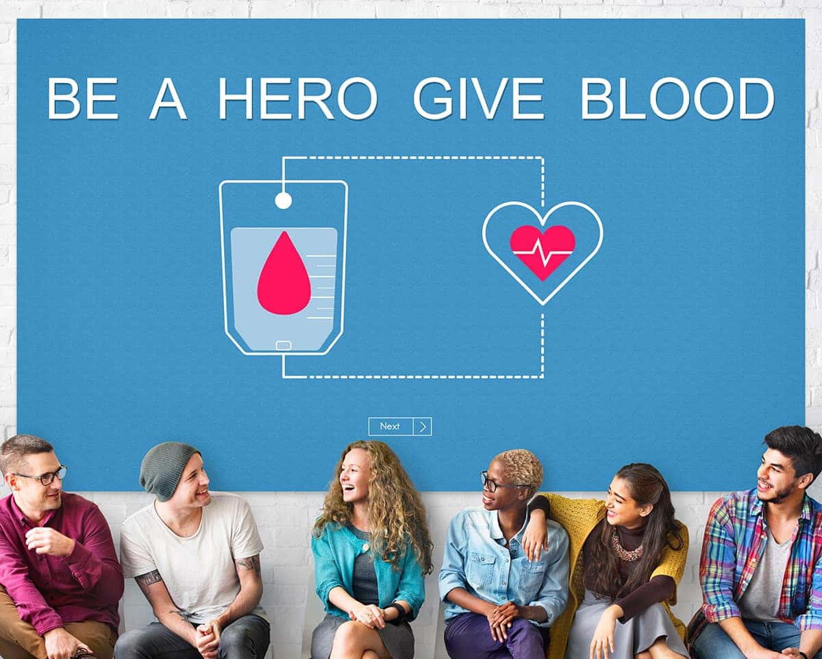 Be a hero give blood