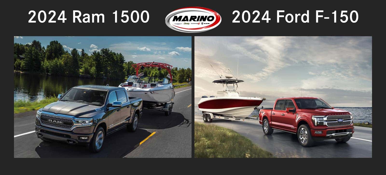 2024 Ram 1500 vs. 2024 Ford F-150