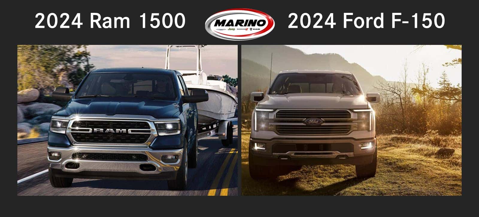 2024 Ram 1500 vs. 2024 Ford F-150