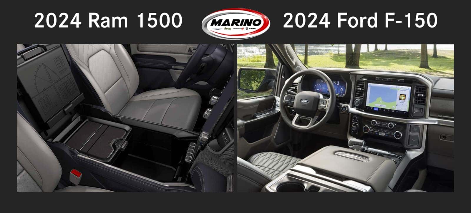 2024 Ram 1500 vs. 2024 Ford F-150