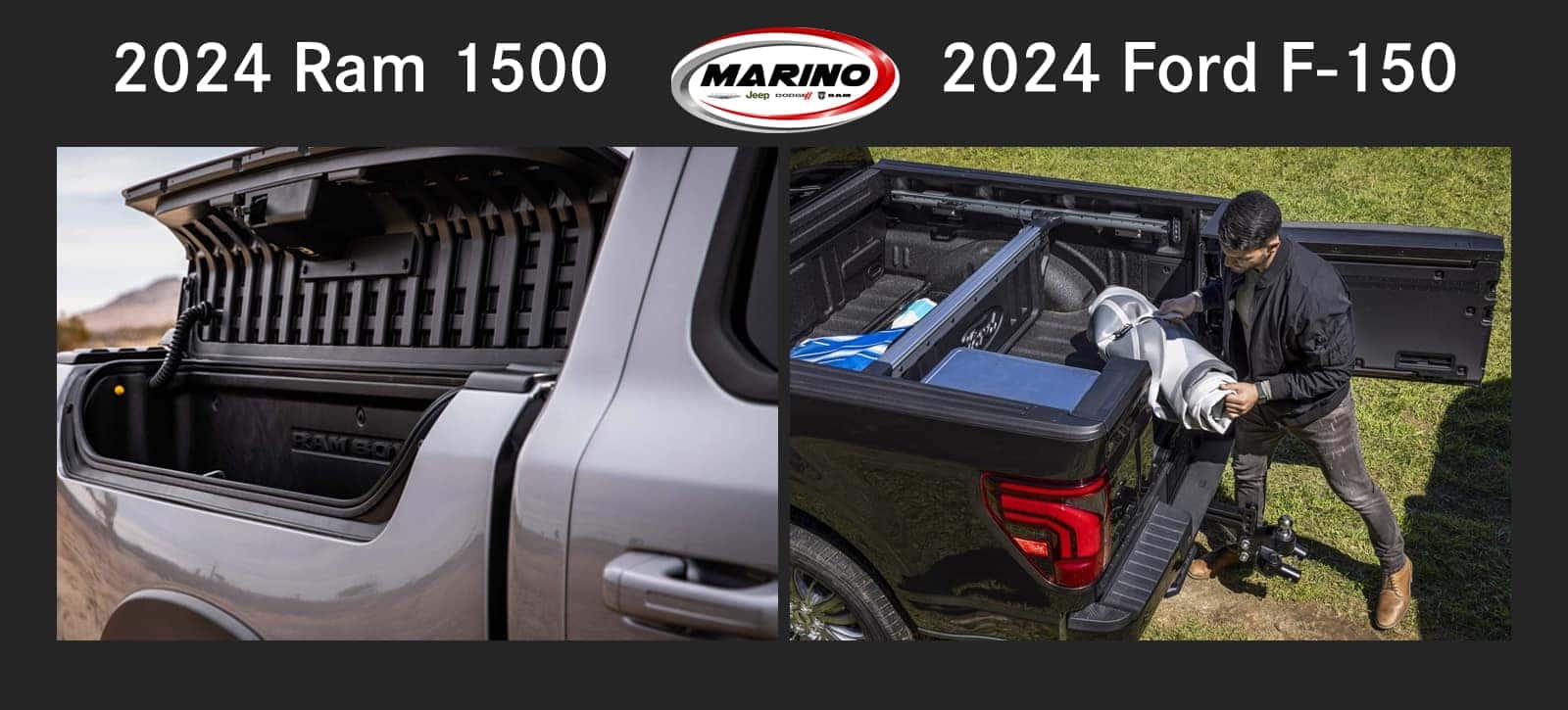 2024 Ram 1500 vs. 2024 Ford F-150