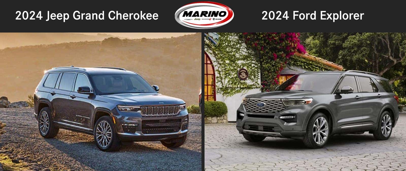 2024 Jeep Grand Cherokee vs the 2024 Ford Explorer