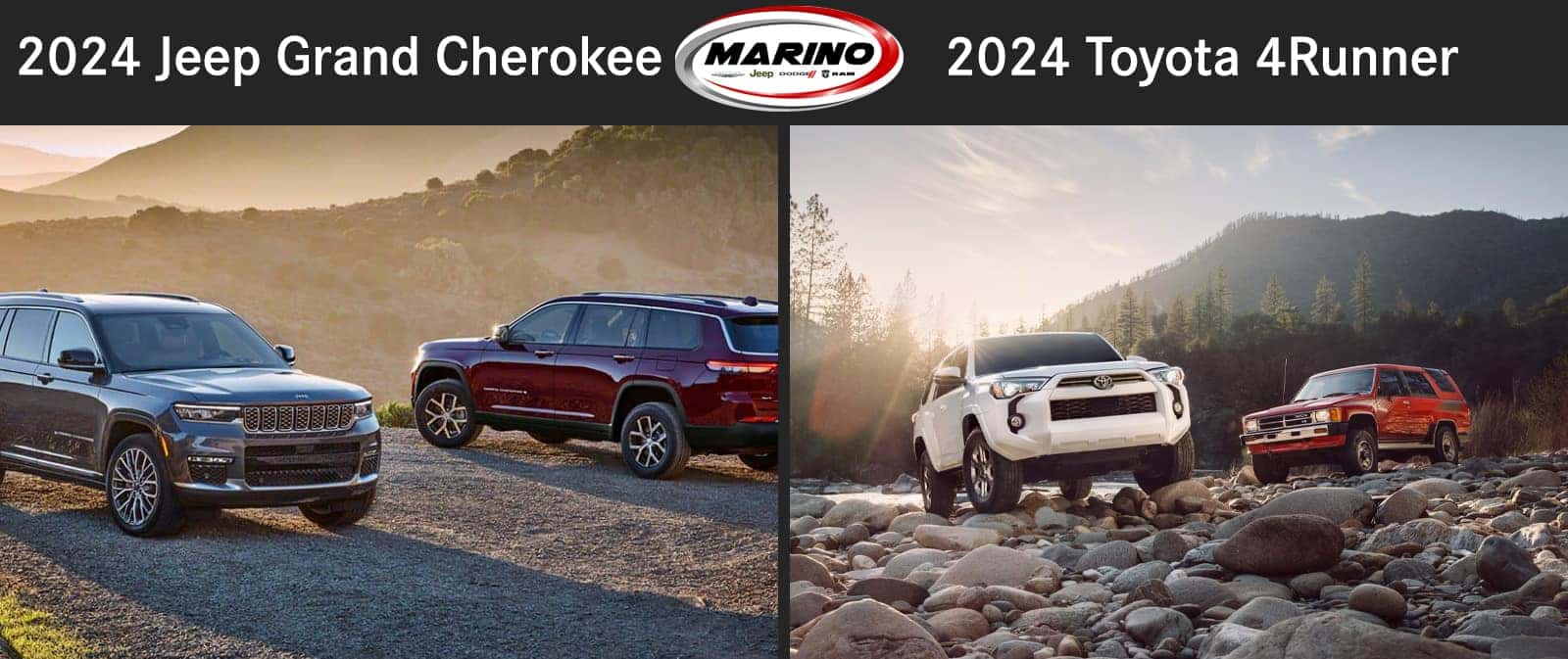 2024 Jeep Grand Cherokee vs the 2024 Toyota 4Runner