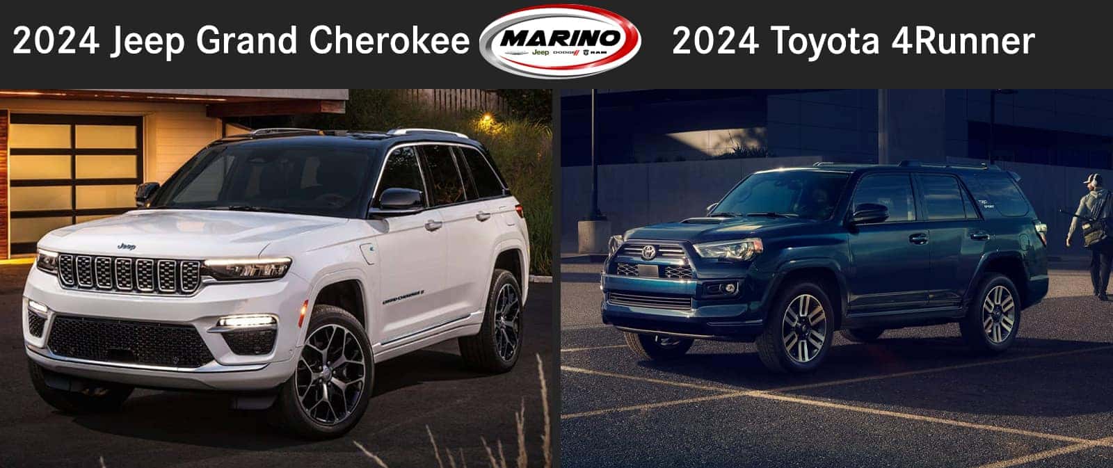 2024 Jeep Grand Cherokee vs the 2024 Toyota 4Runner