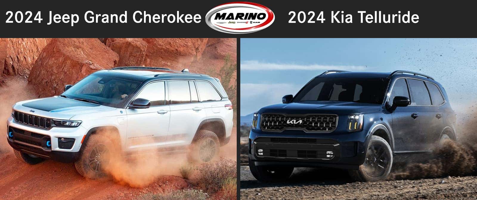 2024 Jeep Grand Cherokee vs the 2024 Kia Telluride