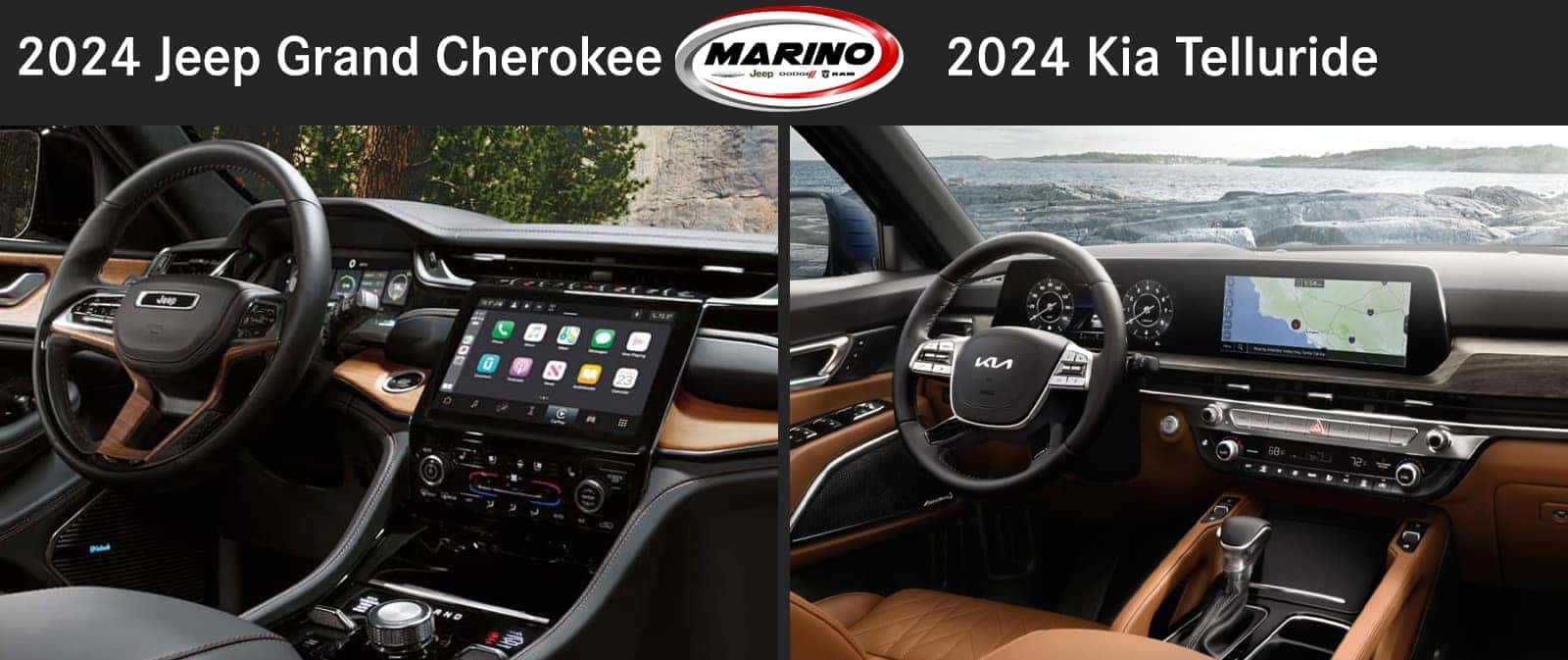 2024 Jeep Grand Cherokee vs the 2024 Kia Telluride