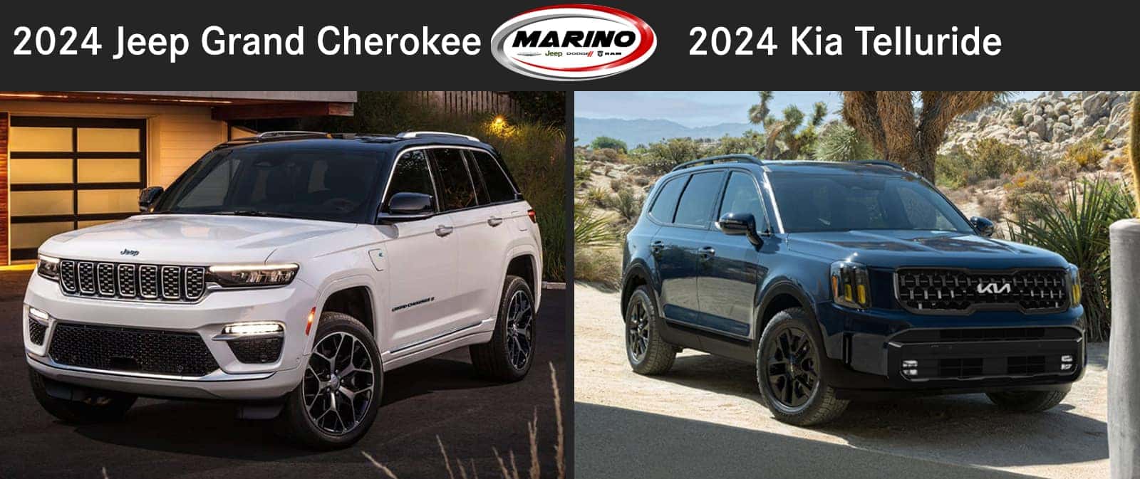 2024 Jeep Grand Cherokee vs the 2024 Kia Telluride