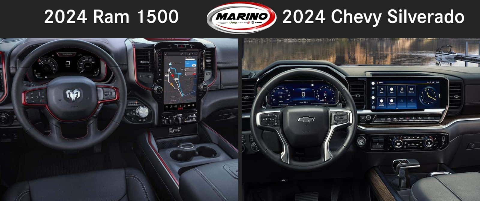 2024 Ram 1500 vs 2024 Chevy Silverado