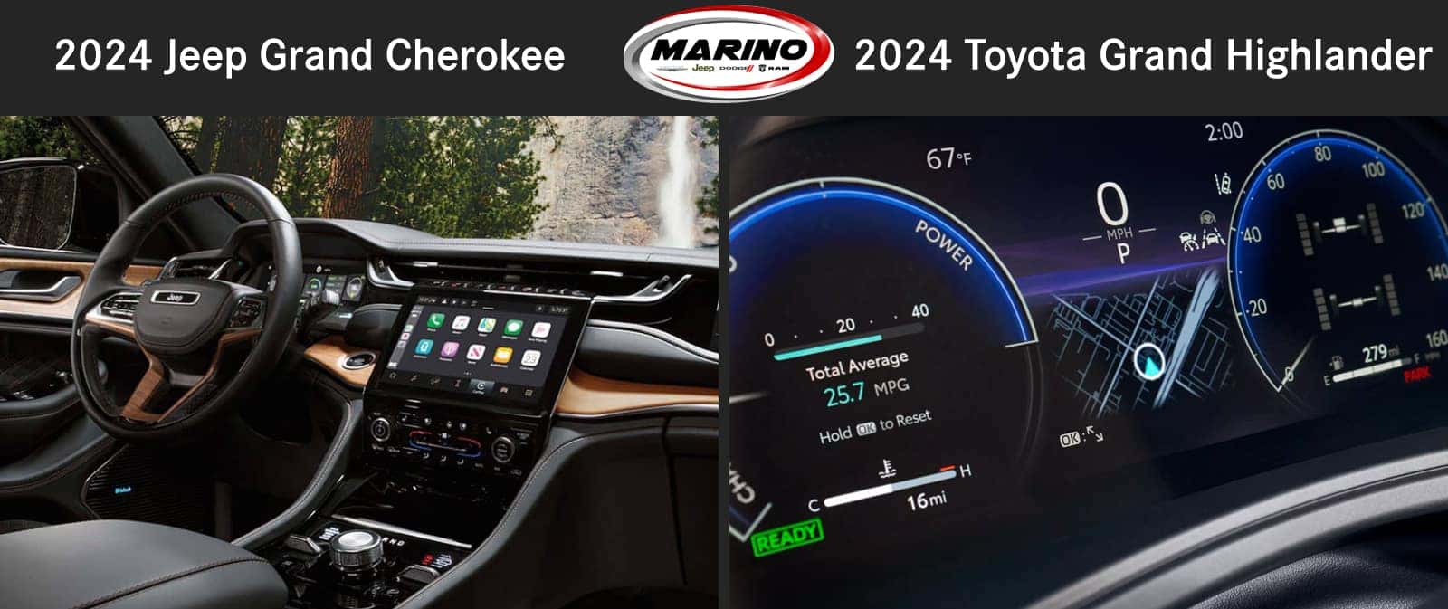2024 Jeep Grand Cherokee L vs the 2024 Toyota Grand Highlander