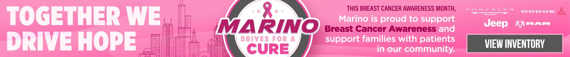 Marino is Proud to Support Breast Cancer Research