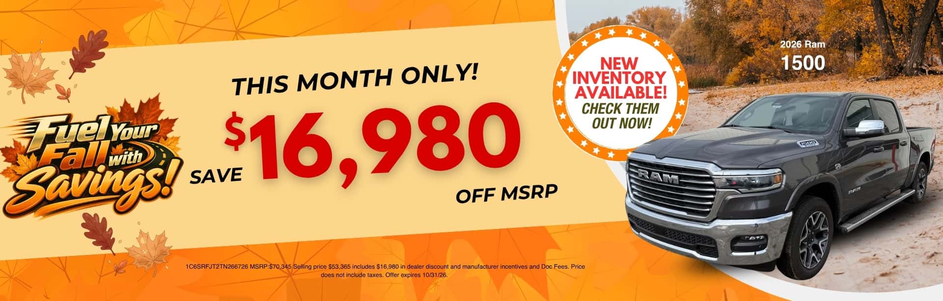 MDJCR Banners – MDJCR Oct ’26 offer1