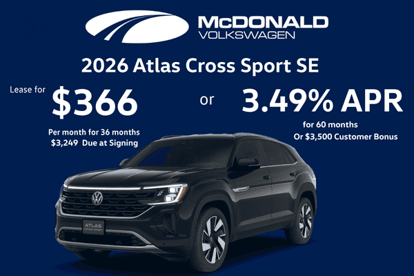 2026 Volkswagen Atlas Cross Sport SE