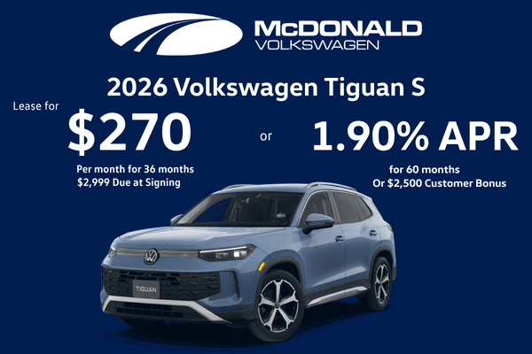 2026 Volkswagen Tiguan S