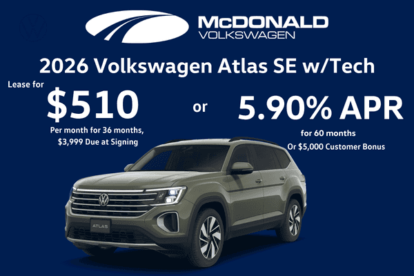 2026 Volkswagen Atlas SE w/ Tech