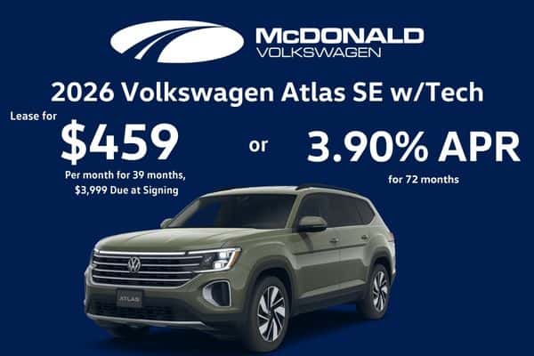 2026 Volkswagen Atlas SE w/Tech