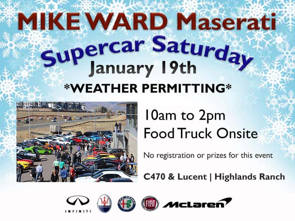 Supercar Saturday - January 2019