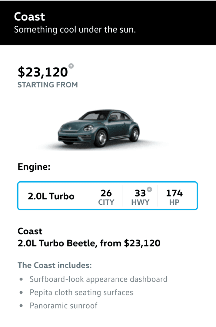 2018 Volkswagen Beetle
