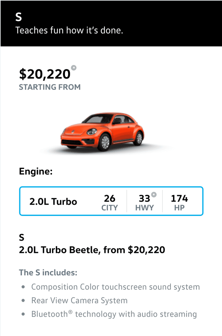 2018 Volkswagen Beetle
