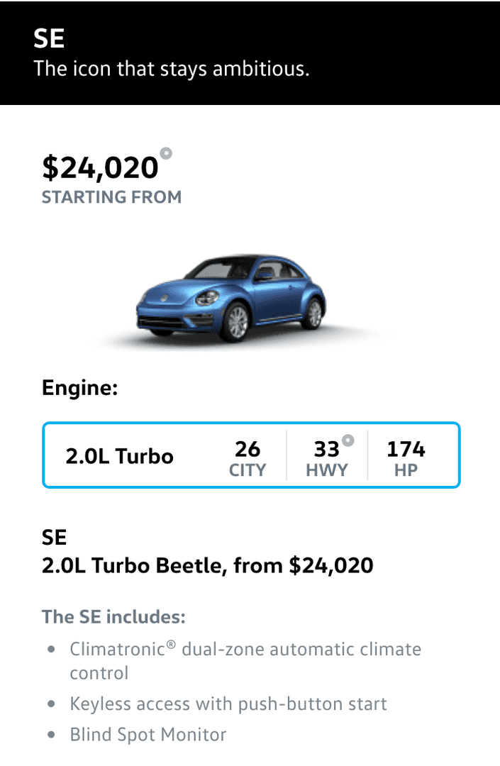 2018 Volkswagen Beetle