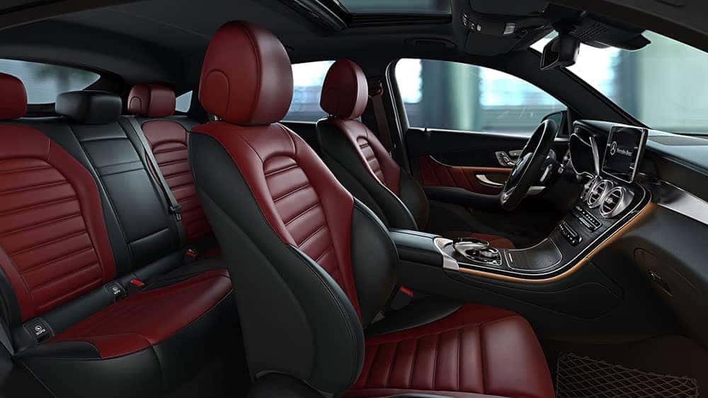 2019 Mercedes-Benz GLC red seating