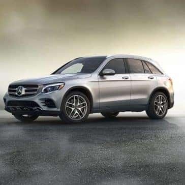2019 Mercedes-Benz GLC in the mist