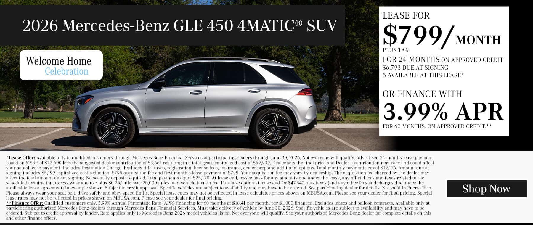 2026 Mercedes-Benz GLE 4Matic SUV