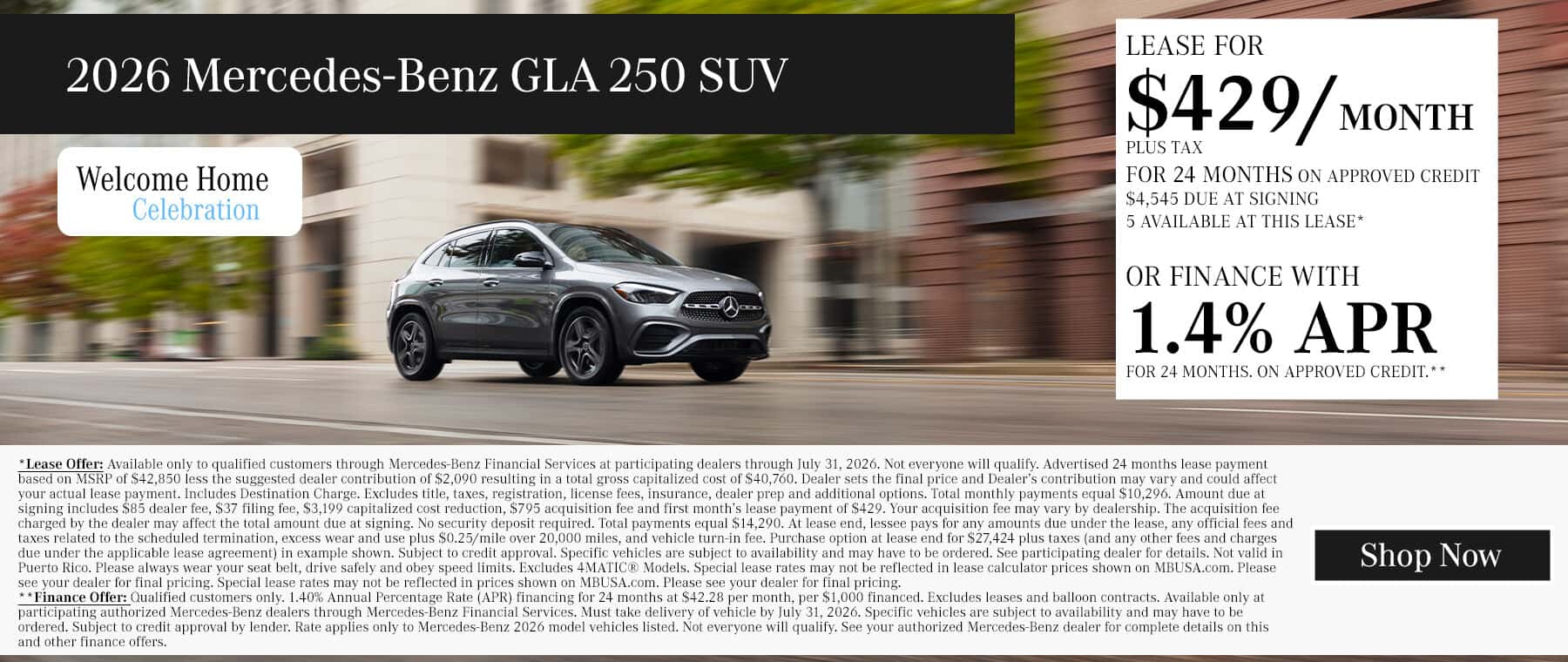 GLA Offer