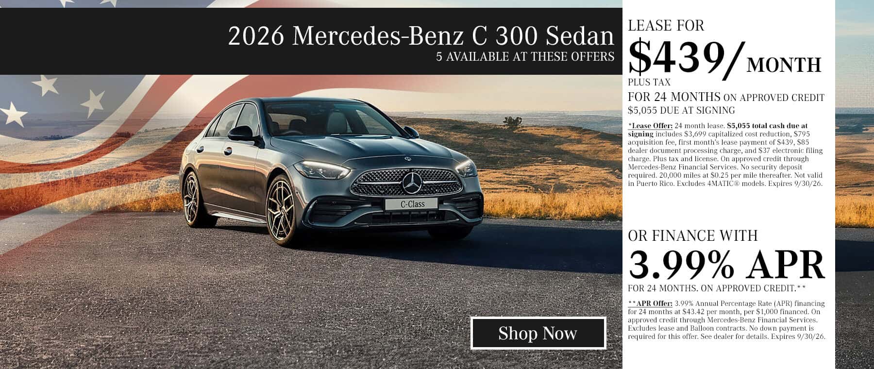 2026 Mercedes-Benz C 300 Sedan