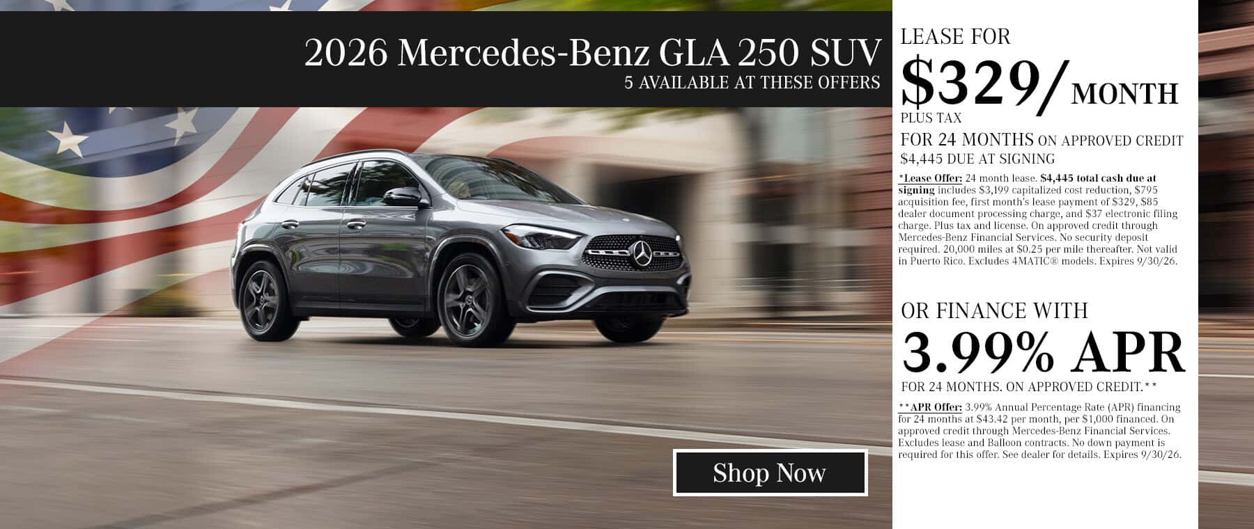 2026 Mercedes-Benz GLA 250 SUV