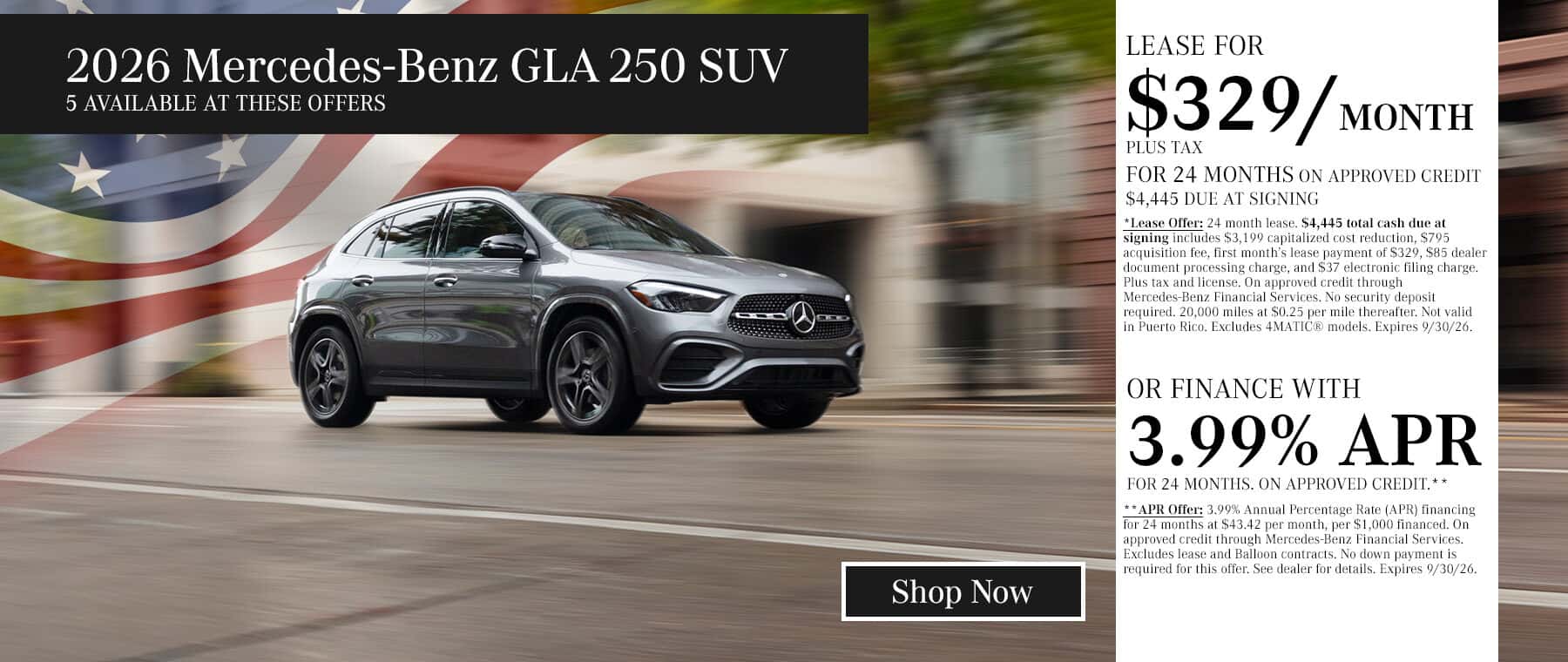2026 Mercedes-Benz GLA 250 SUV