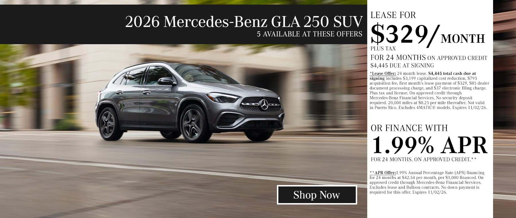 GLA Offer