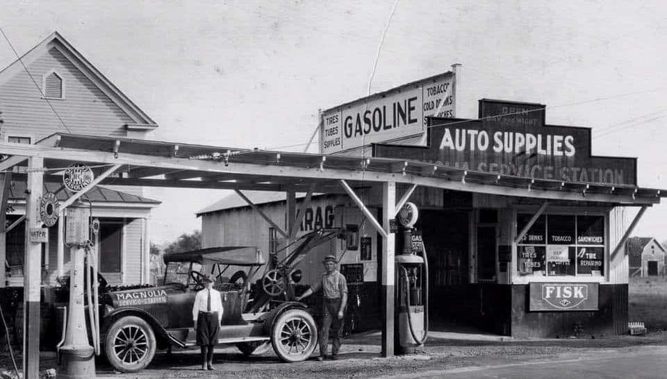 Vintage Gas Station