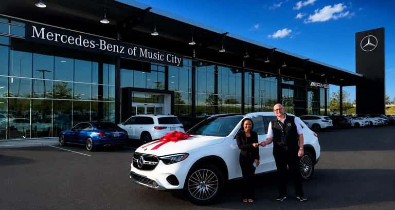 Mercedes-Benz of Music City vehicle delivery
