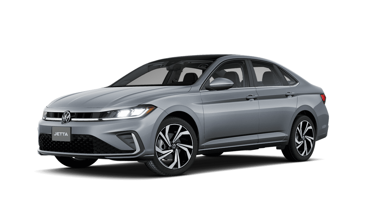 VW Jetta luxury interior in Platinum Gray