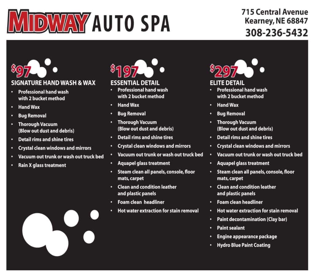Midway Auto Spa Car Detailing Service in Kearney